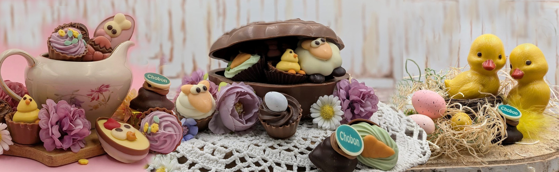 Wij wensen u een heerlijke chocolade Pasen